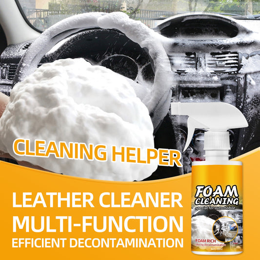 Multipurpose Foam Cleaner for Car Seat Steering Wheel Rinse-Free Car Interior Cleaner Easy to Use PR Sale