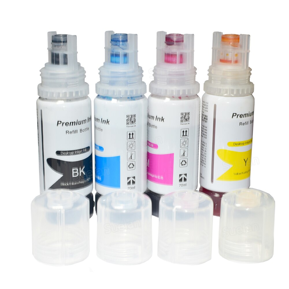 Ink for Epson L3150 EcoTank Printer L3110 L4150 L4160 ET-2750 3750 4700 4750 2700 2711 2714 2720 101 102 103 104 502 544 001 003