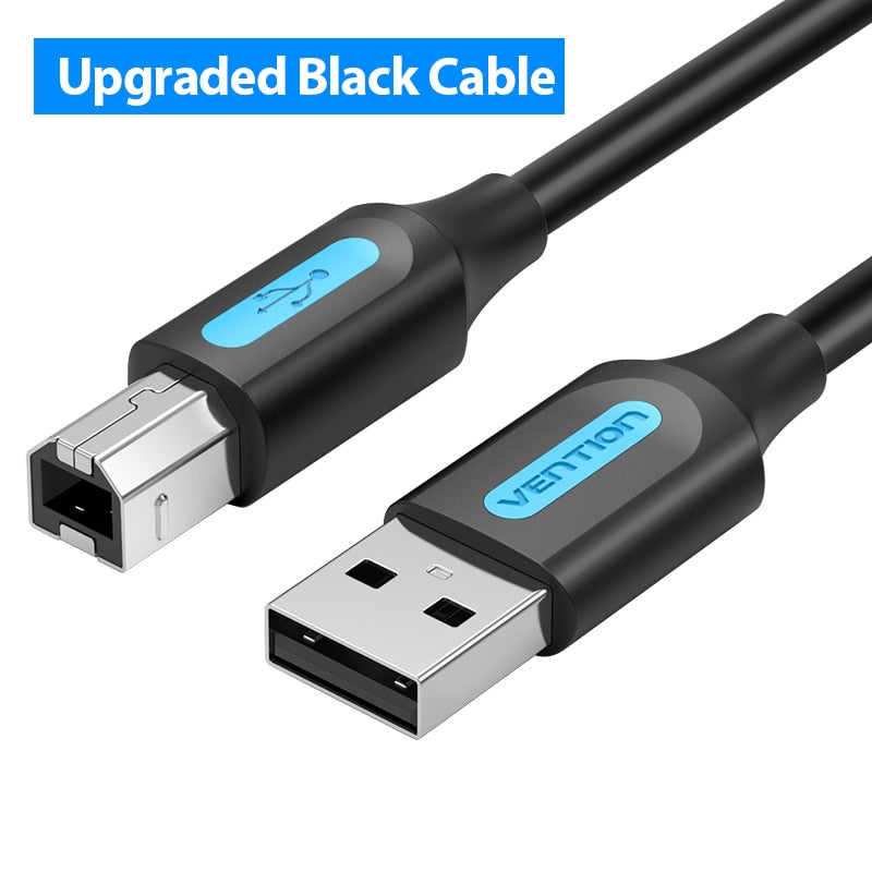 Vention USB Printer Cable USB 2.0 Type A Male To B Male Sync Data Scanner Printer Cable for ZJiang HP Canon Epson USB Printer