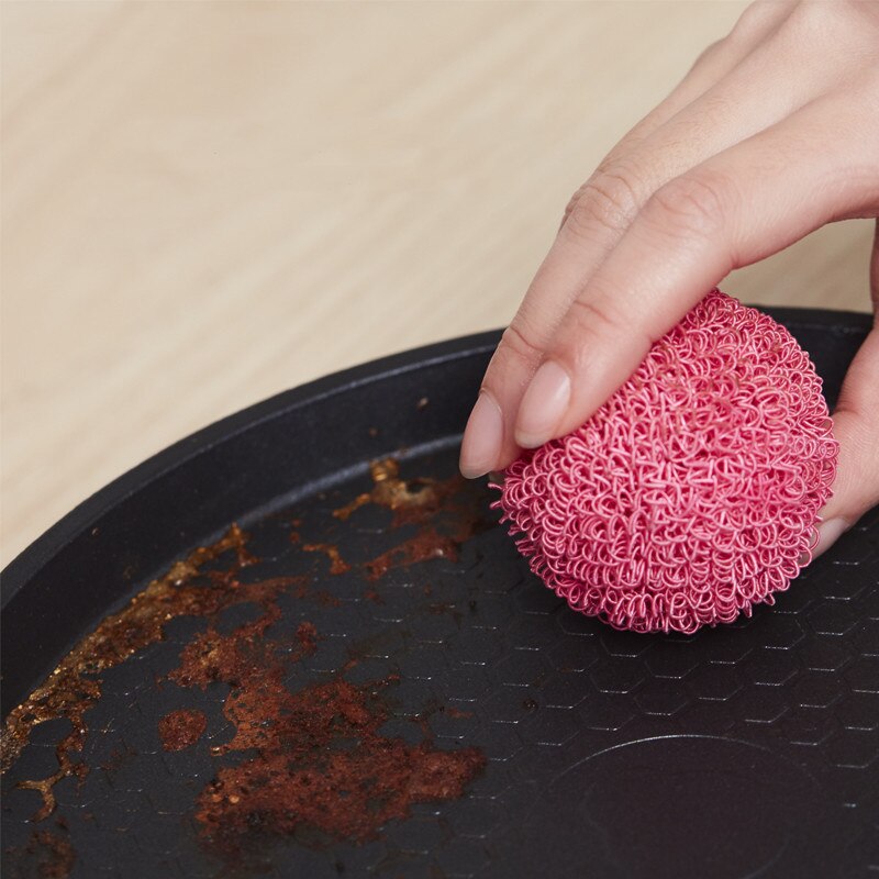 Nano Cleaning Ball Kitchen Cleaning Tools Better Than Steel Wire Wool Scouring Pad Colourful Scrub Dishwashing Polishing Brush