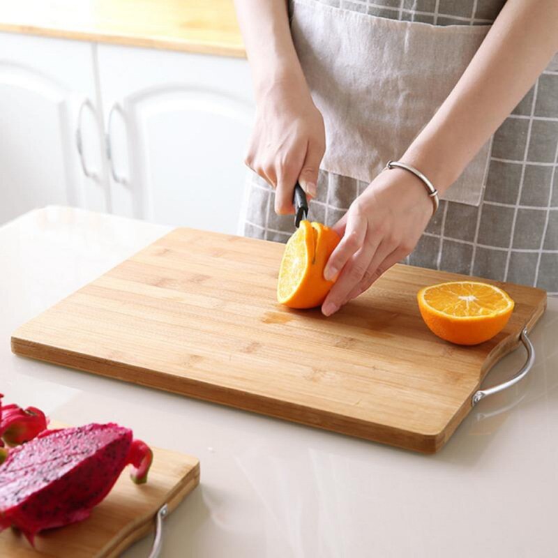 Kitchen Chopping Blocks Wood Food Plate Wooden Pizza Sushi Bread Cutting Board Rectangle Hangable Cutting Board Kitchen Tools