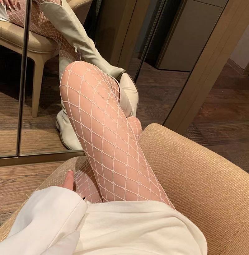 Hot Selling Sexy Women&#39;s Long Fishnet Body Stockings Fish Net Pantyhose Mesh Nylon Tights Lingerie Skin Thigh High Waist Hosiery