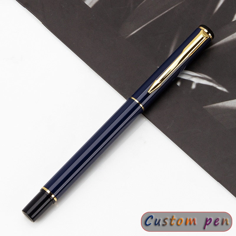 Engraving Pen Custom Personalized Fountain Luxury Elegant Stationery For School Supplies Novelty Writing Instruments Office