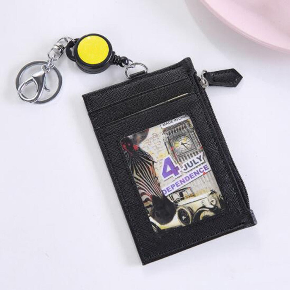 Card Holder Neck Strap with Lanyard Badge Holder Staff ID Card Bus ID Desk Organizer Stationary Office School Supplies