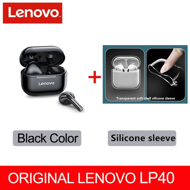 Original Lenovo LP40 wireless headphones TWS Bluetooth Earphones Touch Control Sport Headset Stereo Earbuds For Phone Android