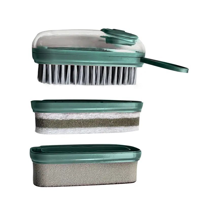 NEW Multifunctional Cleaning Brush Portable Plastic Clothes Shoes Hydraulic Laundry Brush Hands Cleaning Brush Kitchen Bathroom