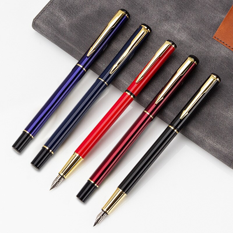 Engraving Pen Custom Personalized Fountain Luxury Elegant Stationery For School Supplies Novelty Writing Instruments Office