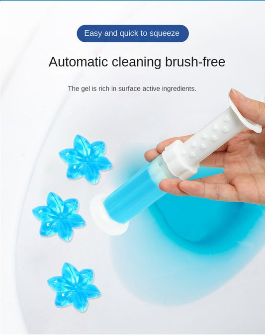 Toilet Small Flower Cleaning Toilet Fragrance Bean Cleaning Toilet Fragrance Deodorant Gel Cleaner