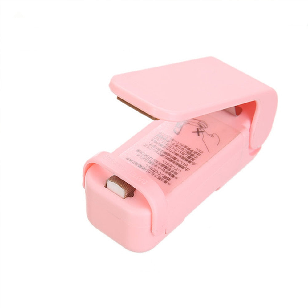 Mini Heat Bag Sealing Machine Package Sealer Bags Thermal Plastic Food Bag Closure Portable Sealer Packing Kitchen Accessories